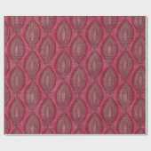 飾り素朴柄クリスマス ラッピングペーパー (フラット)