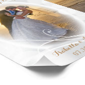 飾り結婚式の日 – 写真テンプレート フォトプリント            (角)