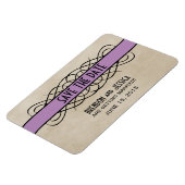 飾り縁ど付けVioletのDate Magnetを保存 マグネット (左側)