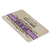 飾り縁ど付けVioletのDate Magnetを保存 マグネット (右側)