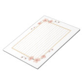 飾り罫線用紙＜茶＞[ch20]  ノートパッド (アングル)