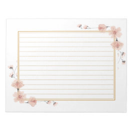 飾り罫線用紙＜茶＞[ch20]  ノートパッド