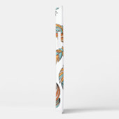 飾り羽毛の継ぎ目のない模様。手描きv Case-Mate iPhoneケース (裏面 / 右)