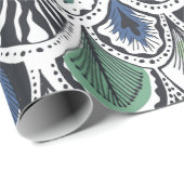 飾り羽 ラッピングペーパー (ロールコーナー)