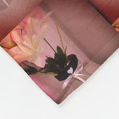 飾り花抽象芸術 フリースブランケット (角)