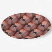 飾り花抽象芸術 ペーパープレート (アングル)