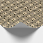 飾り花抽象芸術 ラッピングペーパー (角)