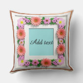 飾り花枠 クッション (裏面)