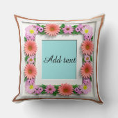 飾り花枠 クッション (正面)