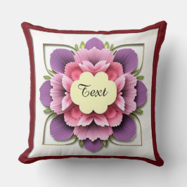 飾り花枠 クッション