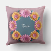 飾り花枠 クッション (裏面)