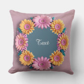 飾り花枠 クッション (正面)