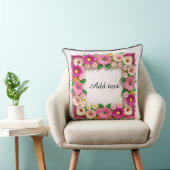 飾り花枠 クッション (椅子)