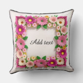 飾り花枠 クッション (裏面)