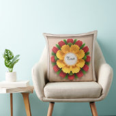 飾り花枠 クッション (椅子)