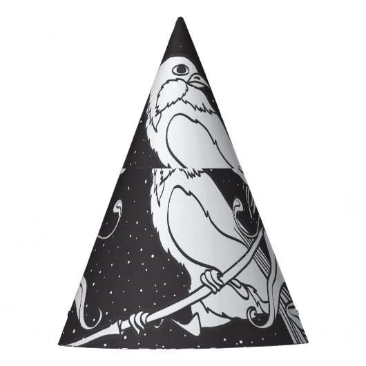 飾り花鳥新しいポスター パーティーハット (正面)
