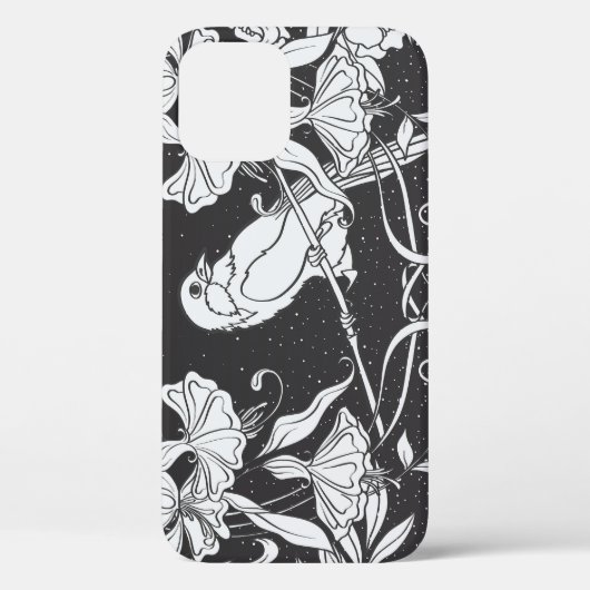 飾り花鳥新しいポスター Case-Mate iPhoneケース (裏面)