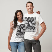 飾り花鳥新しいポスター Tシャツ (ユニセックス)