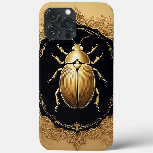 飾り華美地の金甲虫 Case-Mate iPhoneケース (裏面)