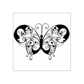 飾り蝶のアートスタンプ ラバースタンプ (インプリント)