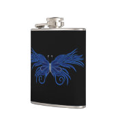 飾り蝶フラスコ フラスク (左)