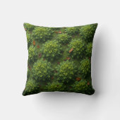 飾り装飾用クッションと木 クッション (裏面)