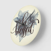 飾り賛美時計 ラウンド壁時計 (傾斜)