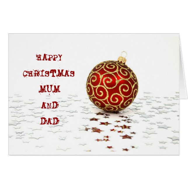 飾り赤いクリスマスボール (正面横)