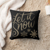 飾り雪の結晶スノーフレークのクリスマス クッション (ブランケット)