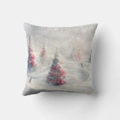 飾り雪クリスマスツリー クッション (裏面)