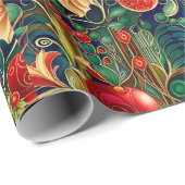 飾り鮮やかクリスマス ラッピングペーパー (ロールコーナー)