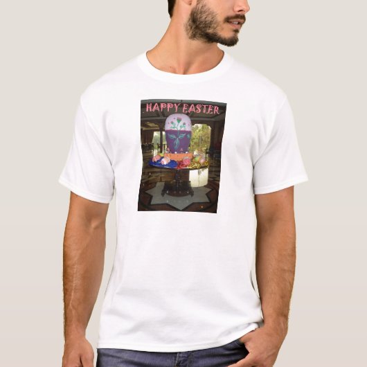 飾イースターエッグアートプリント Tシャツ (正面)