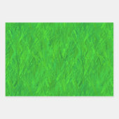 飾イースター卵グリーングラスフローラ写真 ラッピングペーパーシート (正面2)