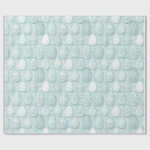 飾イースター卵パターンミントID1096 ラッピングペーパー (フラット)