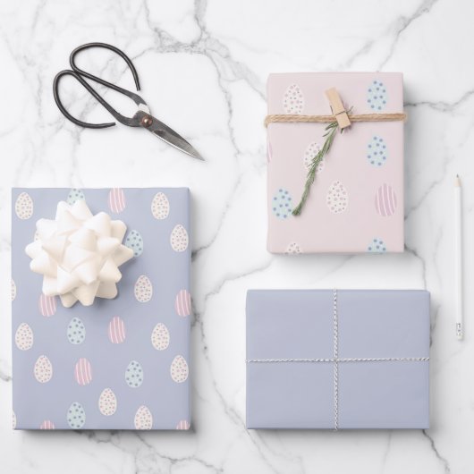 飾イースター卵 ラッピングペーパーシート (正面)