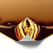 飾エレガントり枠華美付きバラ ポスター (角)