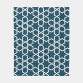 飾エレガントり – スタイリッシュシック フリースブランケット (正面)