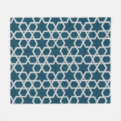 飾エレガントり – スタイリッシュシック フリースブランケット (正面(横))