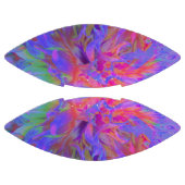 飾エレガントサイケデリックりダリア花 アメリカンフットボール (パネル)