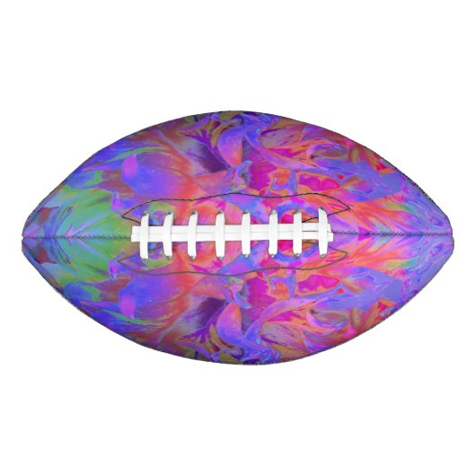 飾エレガントサイケデリックりダリア花 アメリカンフットボール (正面)