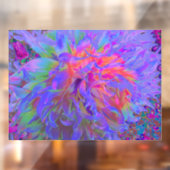 飾エレガントサイケデリックりダリア花 ウィンドウサイン (シート2)