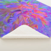 飾エレガントサイケデリックりダリア花 シェルパブランケット (3/4)