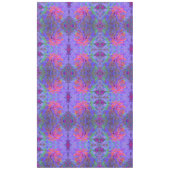 飾エレガントサイケデリックりダリア花 テーブルクロス (正面)