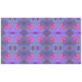 飾エレガントサイケデリックりダリア花 テーブルクロス (正面(横))