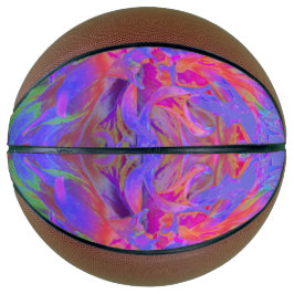 飾エレガントサイケデリックりダリア花 バスケットボール