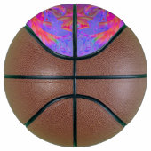 飾エレガントサイケデリックりダリア花 バスケットボール (右)