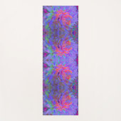 飾エレガントサイケデリックりダリア花 ヨガマット (正面)