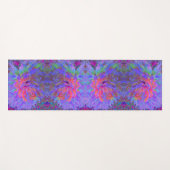 飾エレガントサイケデリックりダリア花 ヨガマット (正面(横))