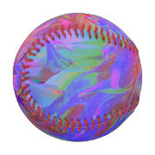 飾エレガントサイケデリックりダリア花 野球ボール (正面左)