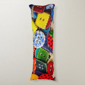 飾カラフルりボタン ボディピロー (正面縦)